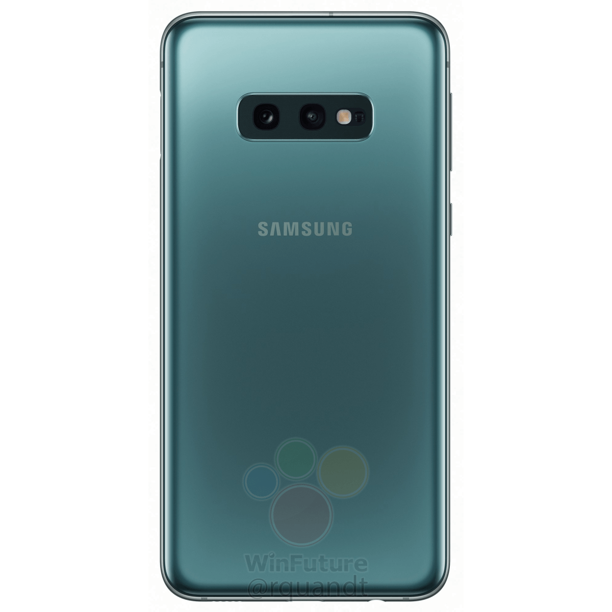 Samsung S10e: główny aparat to „tylko” dwa obiektywy. Źródło: WinFuture.