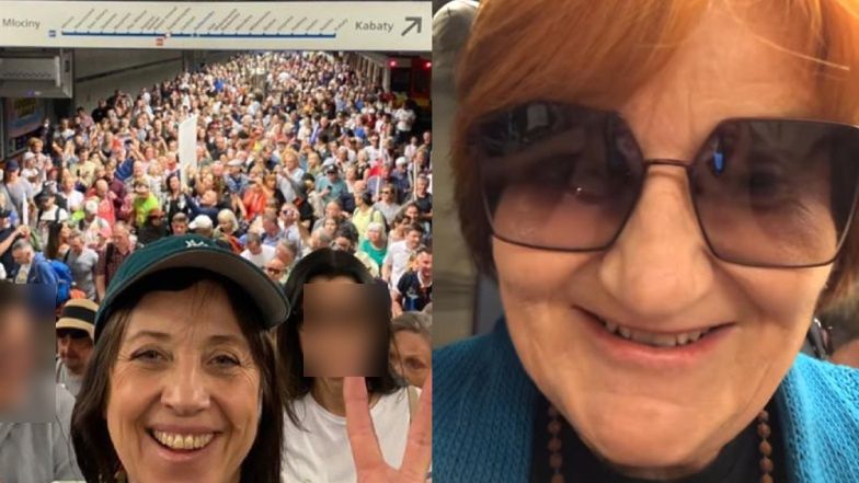 Celebryci relacjonują sytuację w stolicy, prezentując WYPCHANE po brzegi metro. Maria Winiarska: "Nie ma miejsce, żeby WYSIĄŚĆ" (FOTO)