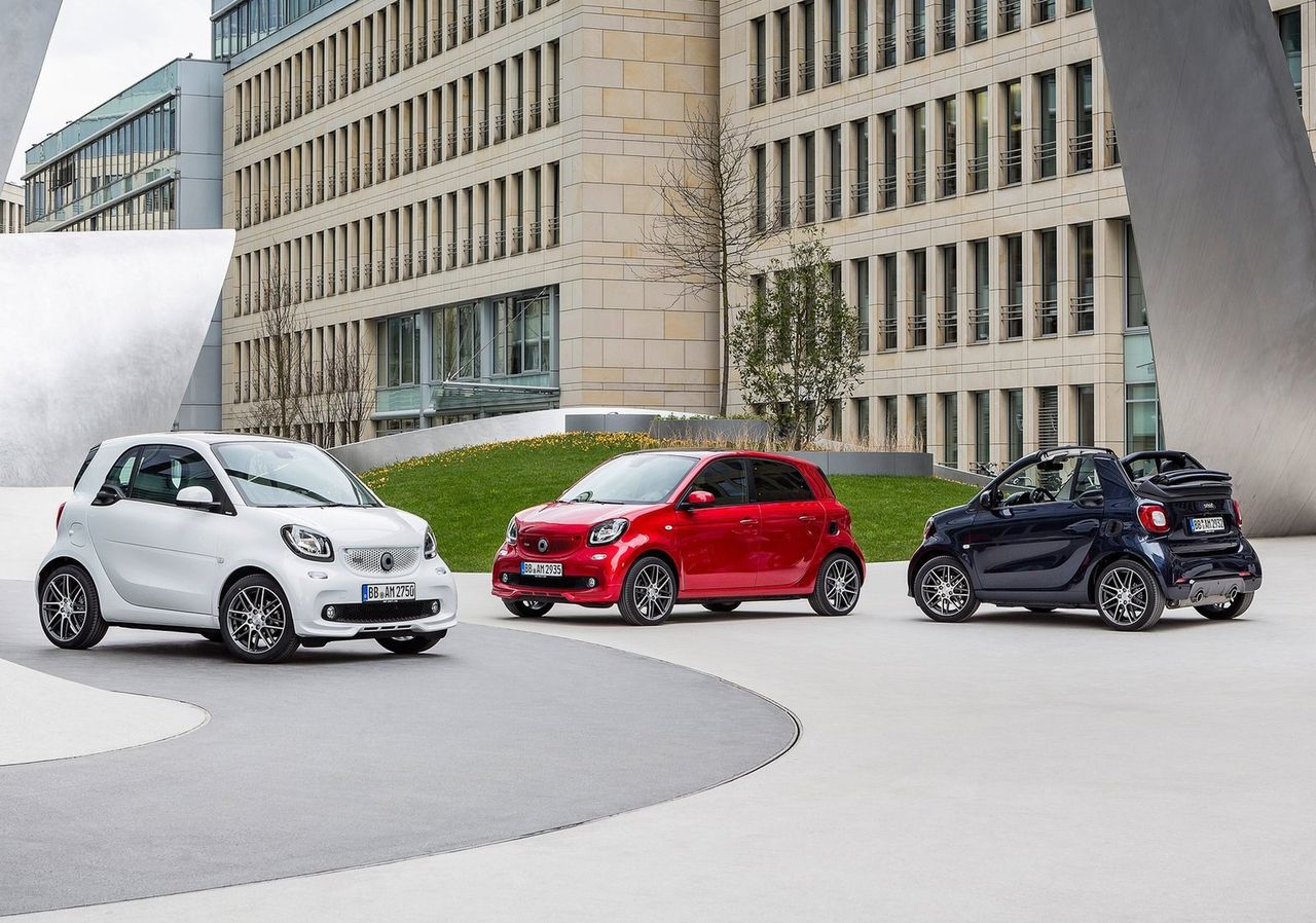 Smart fortwo, fortwo Cabrio i forfour od Brabusa - galeria zdjęć