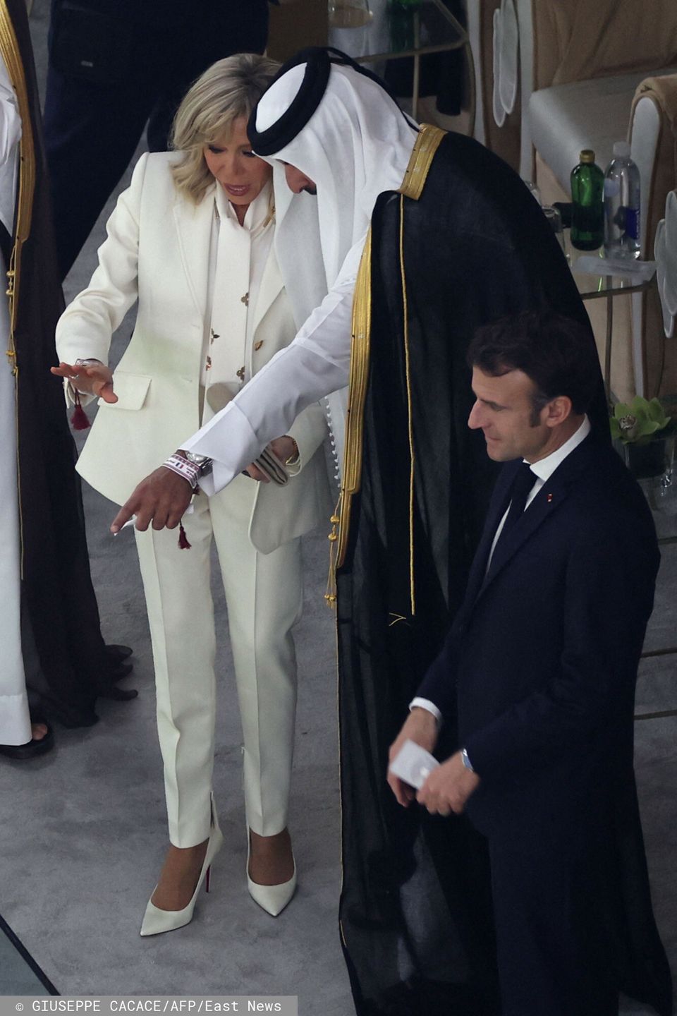 Emmanuel i Brigitte Macron na finale mundialu 