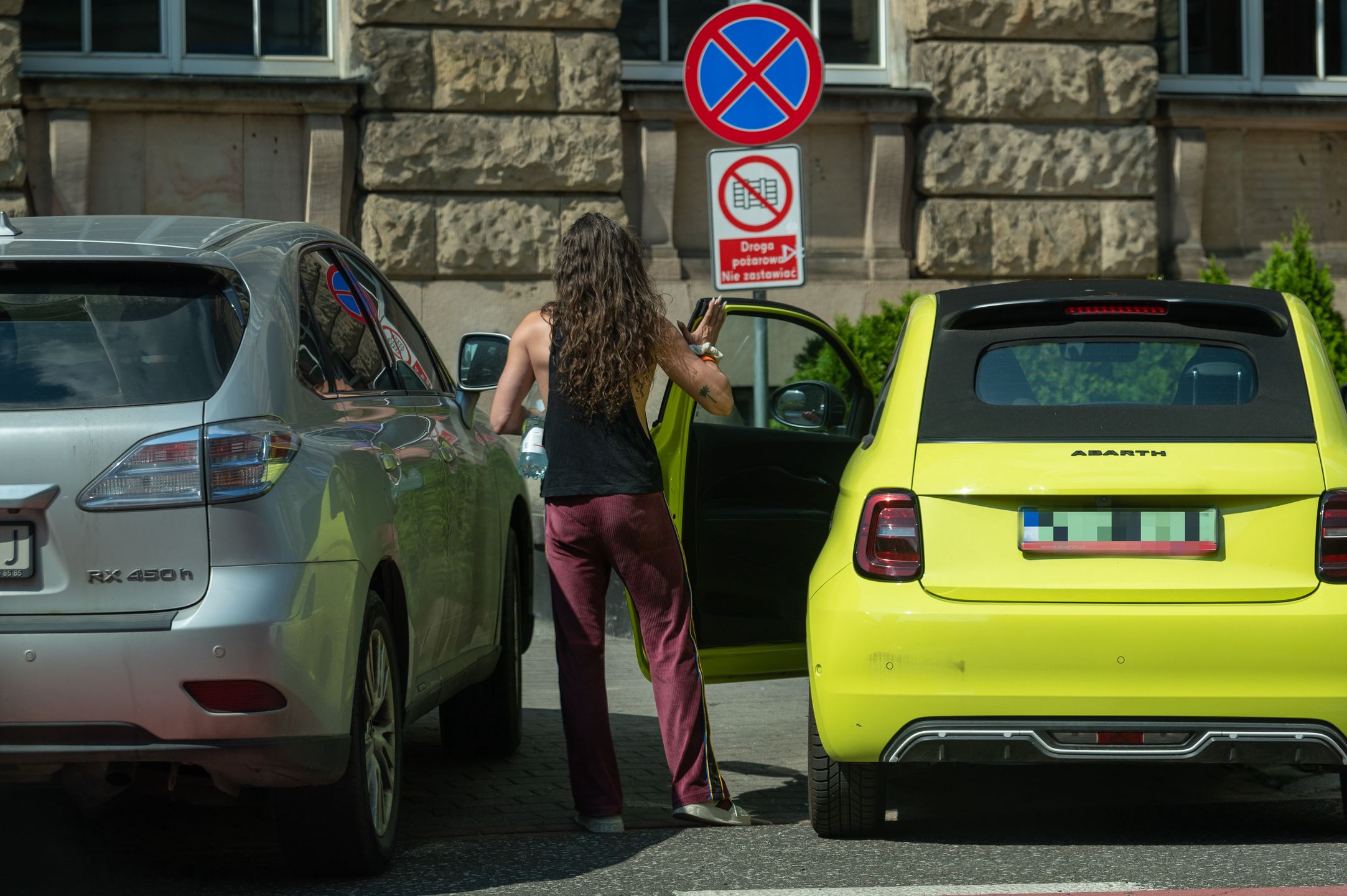 Michał Szpak zastawił drogę pożarową