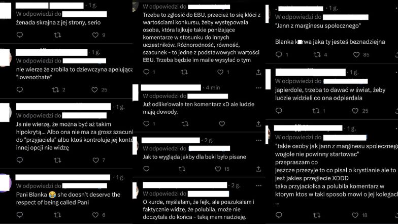 Blanka polubiła komentarz obrażający Janna. Internauci oburzeni
