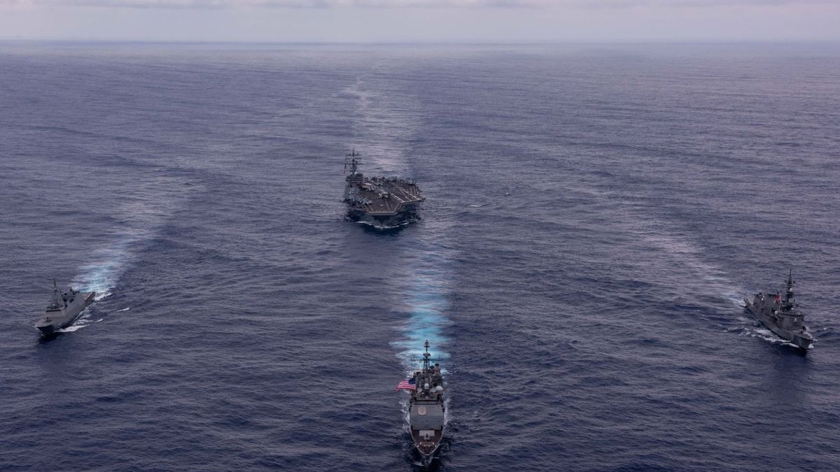 Najbardziej zaawansowany lotniskowiec Marynarki Wojennej przybył we wtorek do wschodniej części Morza Śródziemnego.