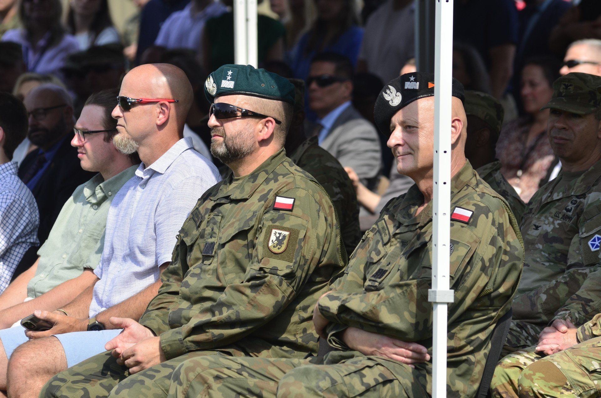Uroczystość zmiany dowództwa w Camp Kościuszko, Poznań - Garnizon Amerykańskiej Armii w Polsce