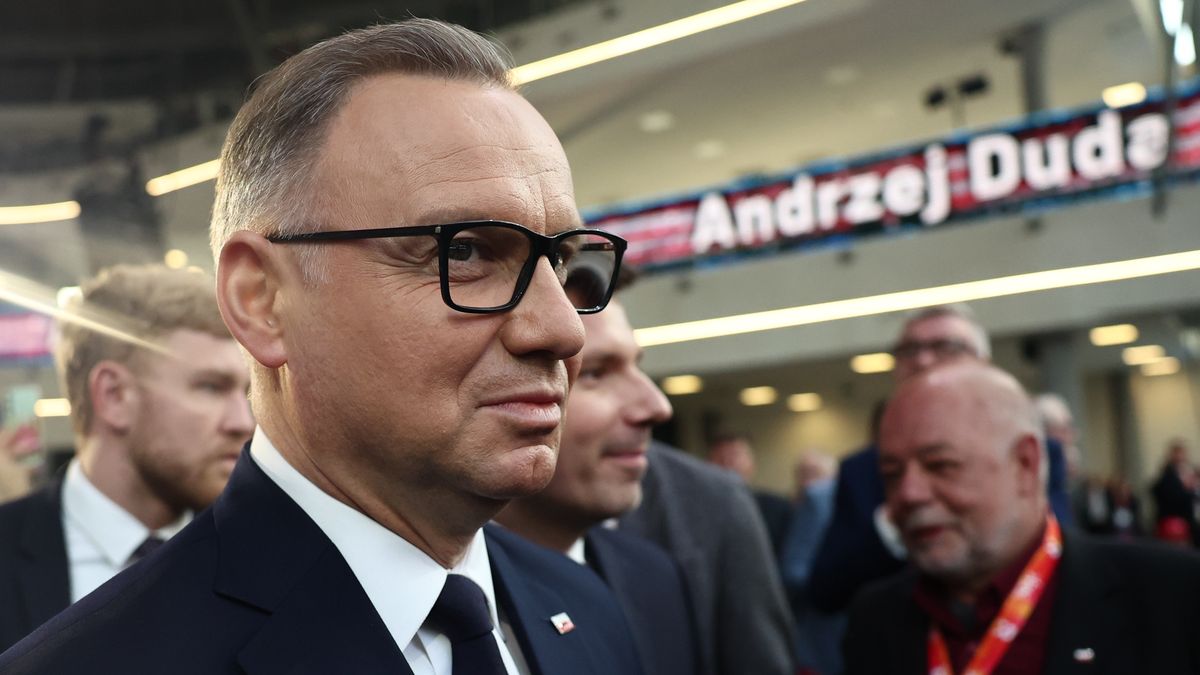 Andrzej Duda, President of Poland, during the CPAC Conservative Political Action Conference in Jasionka, Poland on May 27, 2025. (Photo by Jakub Porzycki/NurPhoto via Getty Images)