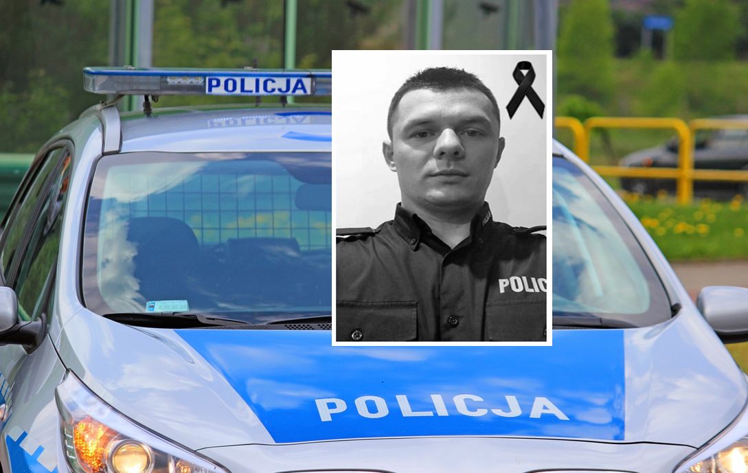 Nie żyje młody policjant. Osierocił dwójkę dzieci