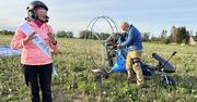 "To była bajka". Miss Seniorek Grudziądza 65+ poleciała motoparalotnią