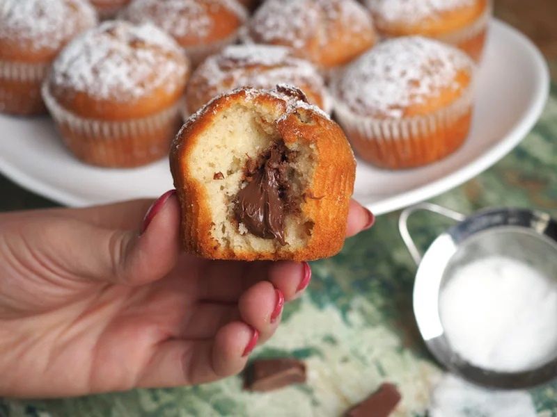 Domowe muffinki z czekoladą