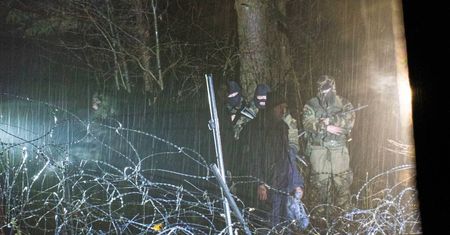 Rosjanie na granicy z Polską. Na widok żołnierzy ekipa zaczęła krzyczeć