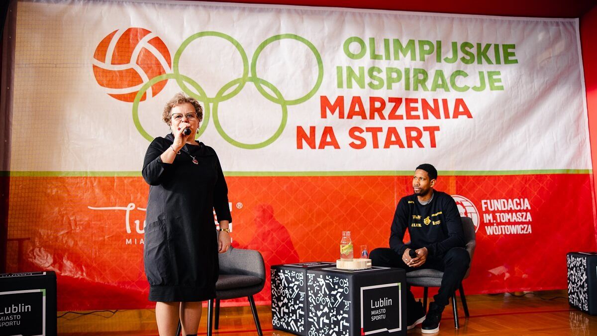 Odwiedziny wyjątkowego sportowca w szkole w Lublinie