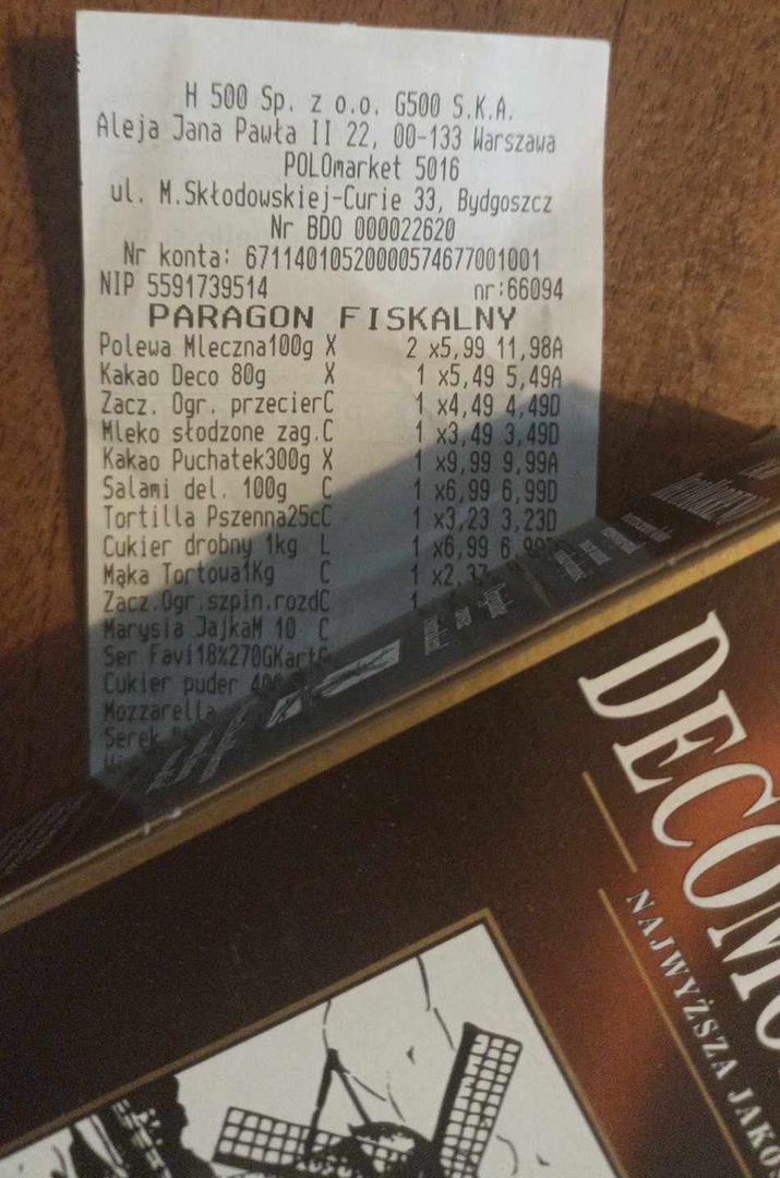 Paragon pani Grażyny