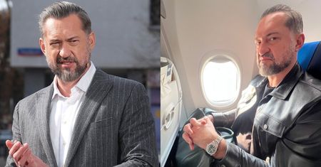 Marcin Prokop i jego wielgaśne nogi narzekają na brak miejsca w samolocie. Linie lotnicze interweniują