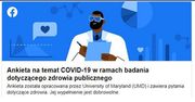 Facebook. Ankieta o koronawirusie już w Polsce