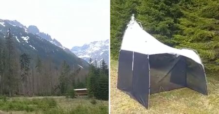 Tajemnicze namioty w Tatrach. "Nie dotykaj i nie podchodź"