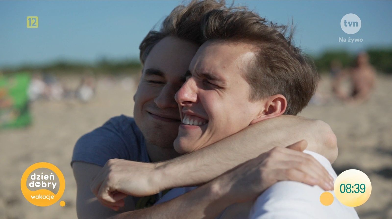 Dawid Drej i Maciej Łobos w programie "Dzień Dobry TVN"