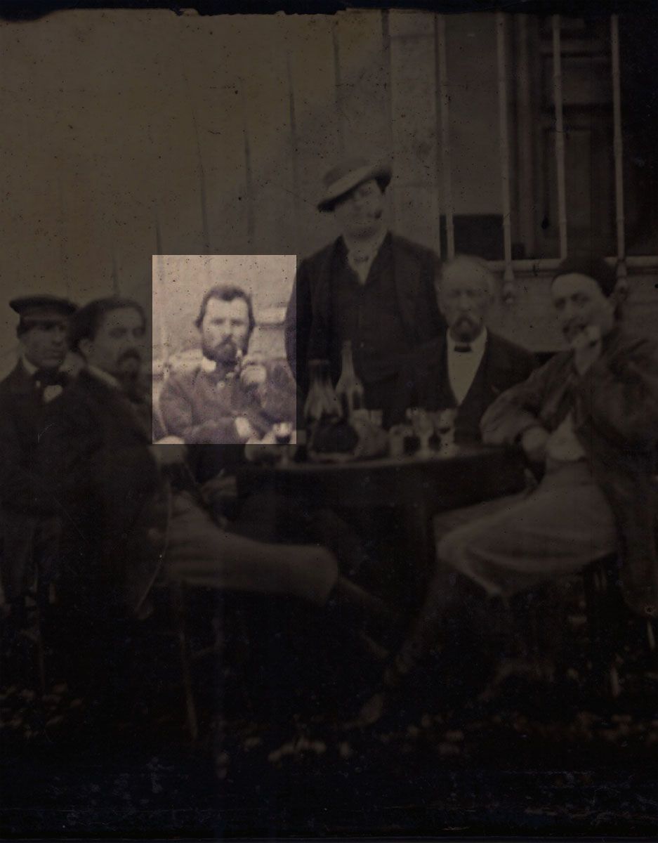 Vincent Van Gogh na zdjęciu z 1887 roku 2