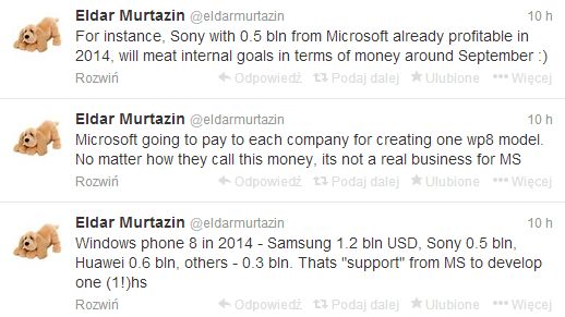 2,6 mld $ do podziału. Czy ktoś może być niezainteresowany Windows Phone? 1