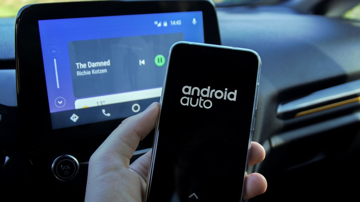 Telefon podłączony do Android Auto