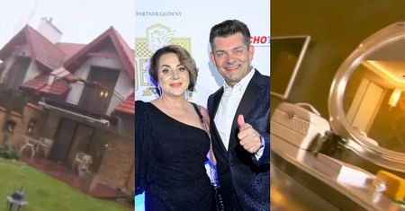 Tak mieszkają Zenek i Danuta Martyniuk: królewska sypialnia, lampy z piórami i wytworna toaletka...