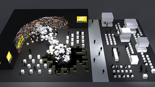 Stoisko Nikona na Photokina 2010 - wizualizacje 1