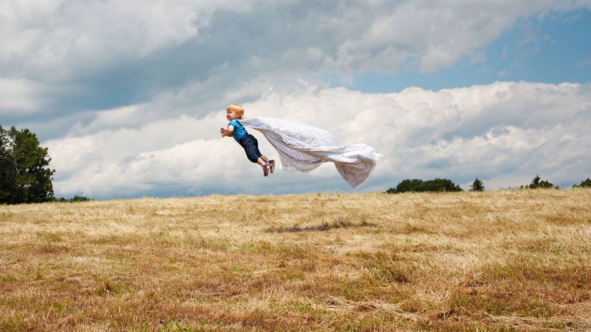Lewitujący niemowlak sposobem na nudę młodej mamy 1