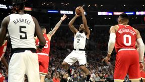 NBA. Gwiazdy spotkały się w Hollywood. Kawhi Leonard miał ostatnie słowo! Clippers pokonali Rockets