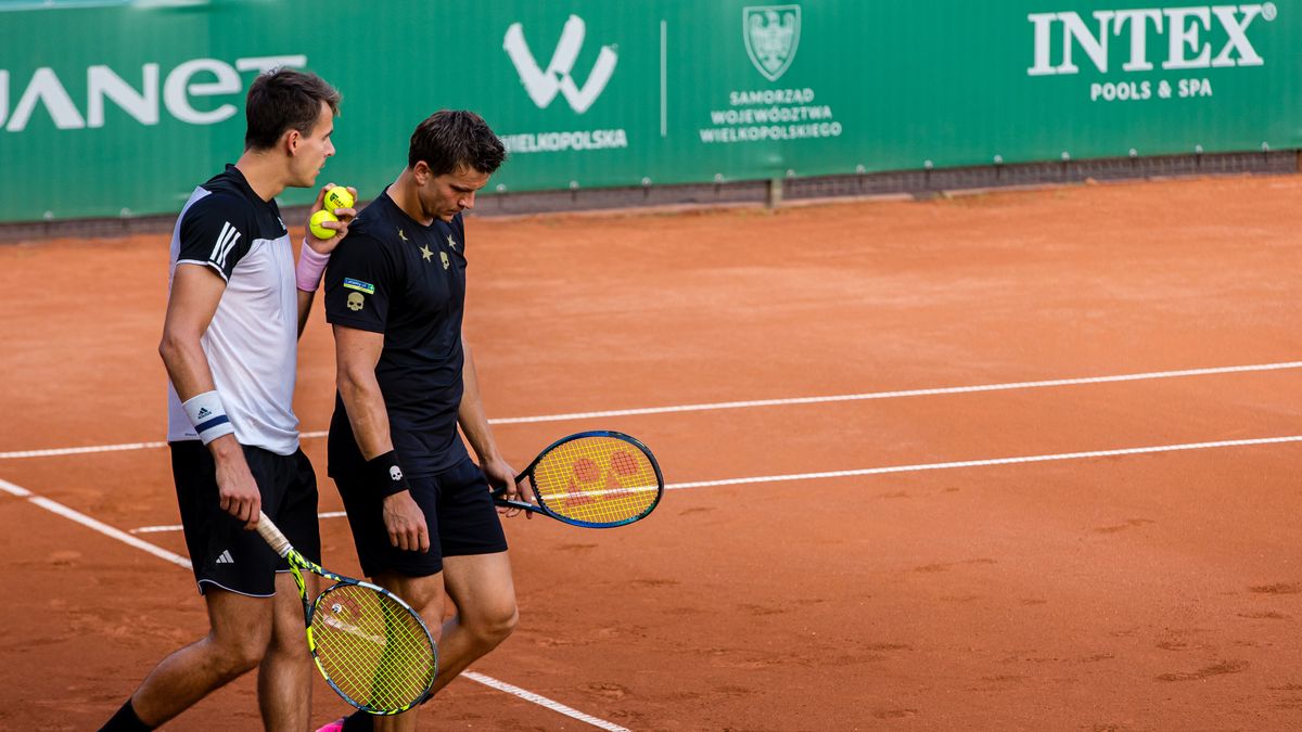 Karol Drzewiecki i Petr Nouza w Challengerze w Poznaniu