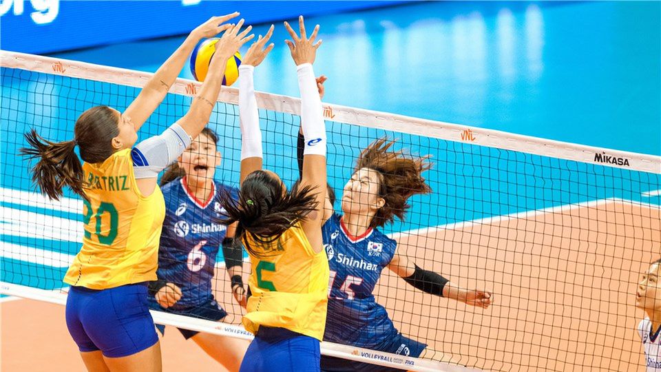 Zdjęcie okładkowe artykułu: Materiały prasowe / volleyball.world / Zdjęcie z meczu Brazylia - Korea Południowa w 8. kolejce Ligi Narodów Kobiet