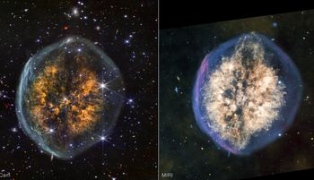 Teleskop Webba odsłonił "kosmiczną czaszkę". Widok robi wrażenie