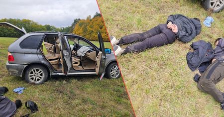 Nielegalni migranci próbowali uciekać bmw. Myśleli, że im się uda