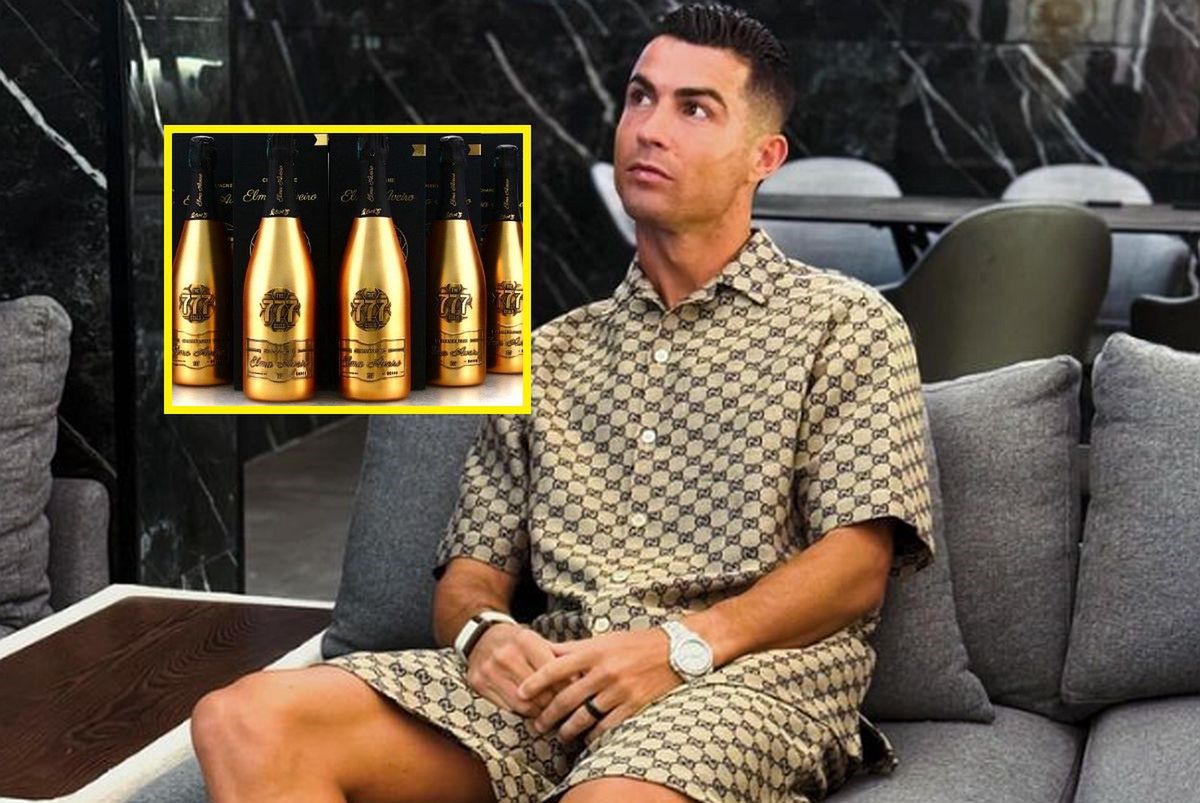 Ronaldo sprzedaje swojego szampana. Cena? Zwala z nóg