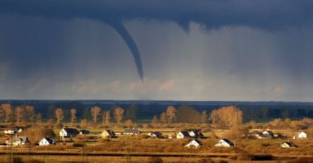 Pogoda. Wyglądała jak tornado. Niezwykłe i rzadkie zjawisko nad Bałtykiem