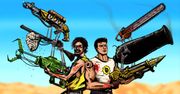 Serious Sam Double D XXL - recenzja. Po co komu trzeci wymiar, kiedy strzela z sześciu gnatów jednocześnie?