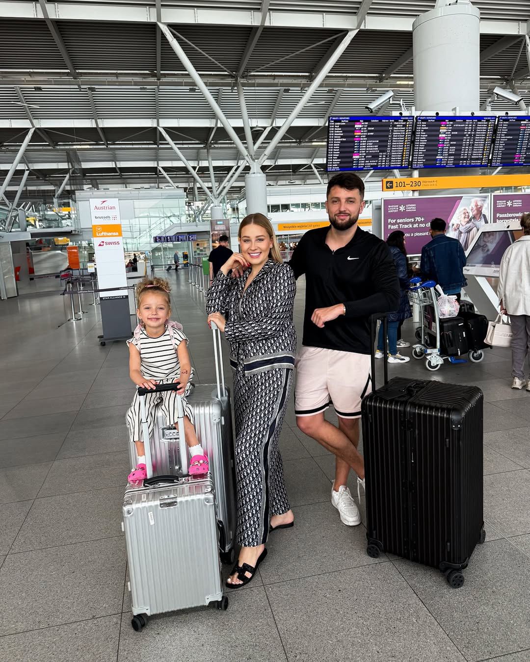 Andziaks i Luka z córką