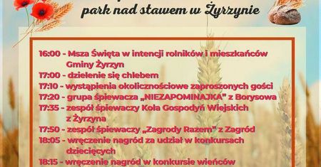 Dożynki Gminy Żyrzyn 2019. Gwiazdą wieczoru zespół Loka