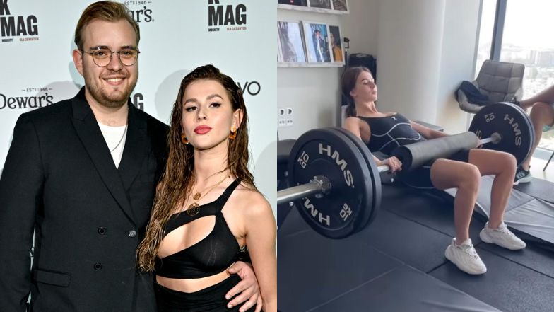 Roksana Węgiel i Kevin Mglej ćwiczą pod okiem trenera personalnego