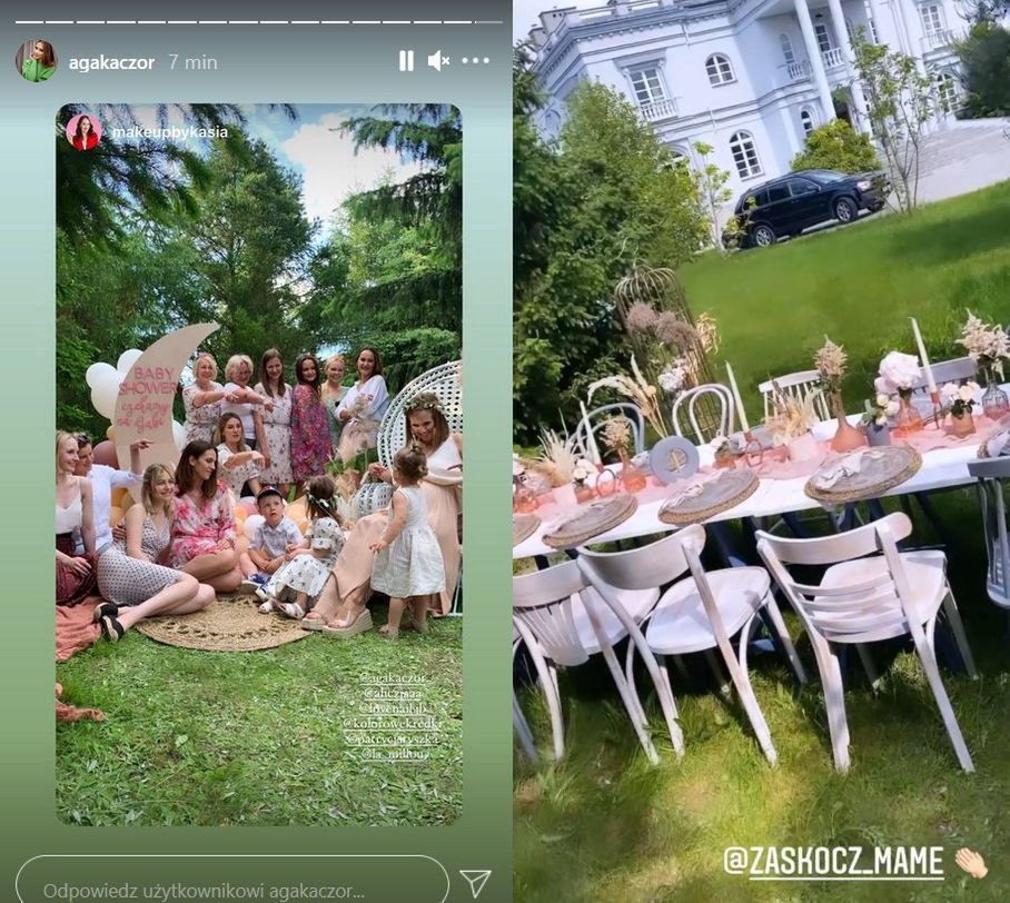 Agnieszka Kaczorowska pochwaliła się baby shower