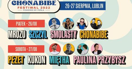 Dwa dni koncertów nad Zalewem Zemborzyckim. Startuje Chonabibe Festiwal 2022. Godzinowy program