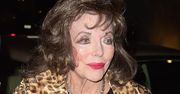 Joan Collins na kolacji z młodszym o 33 lata mężem. Założyła oryginalną marynarkę