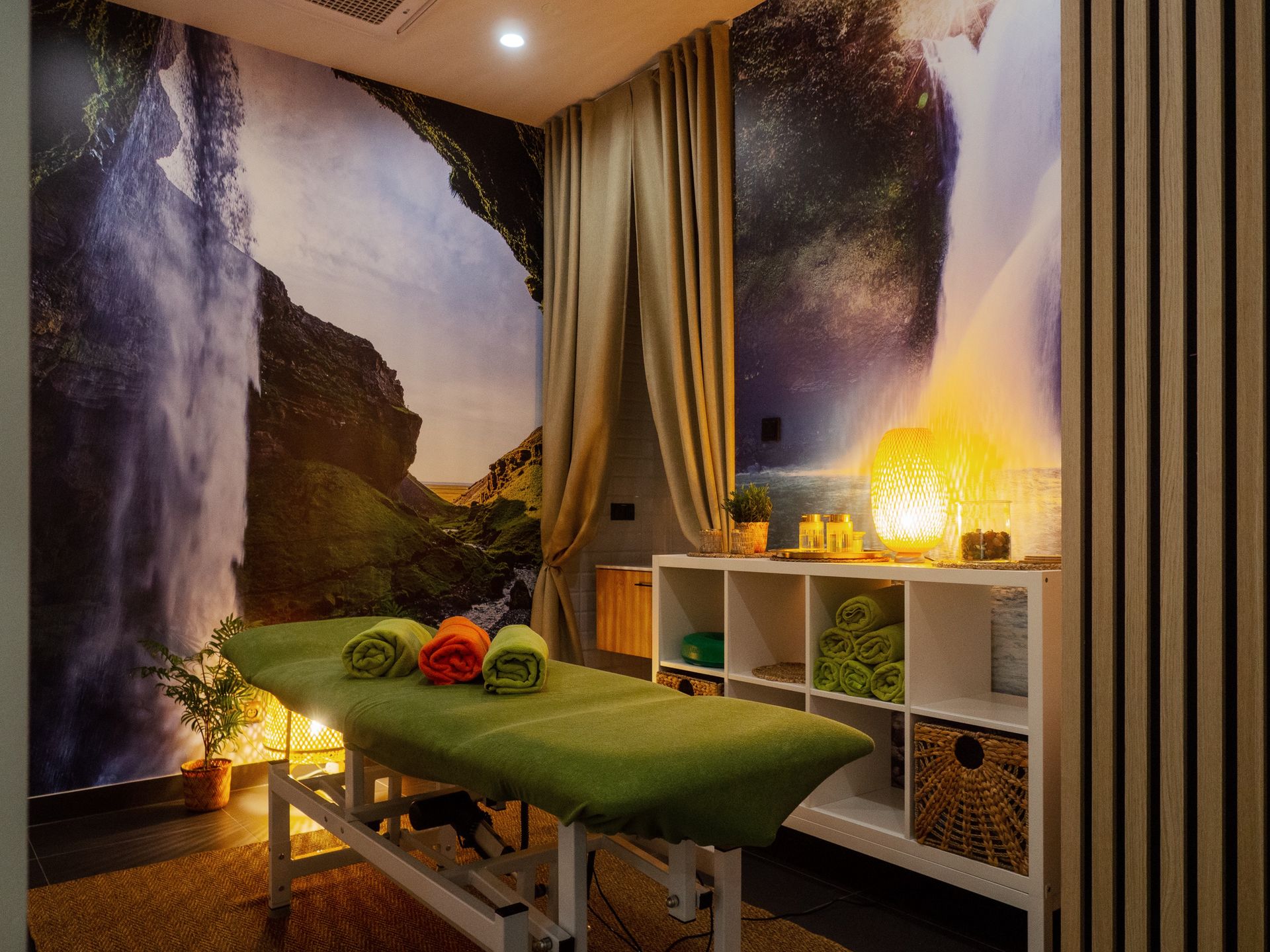 W P&G Warsaw Hub dostępna jest specjalna przestrzeń do profesjonalnego, relaksującego masażu.