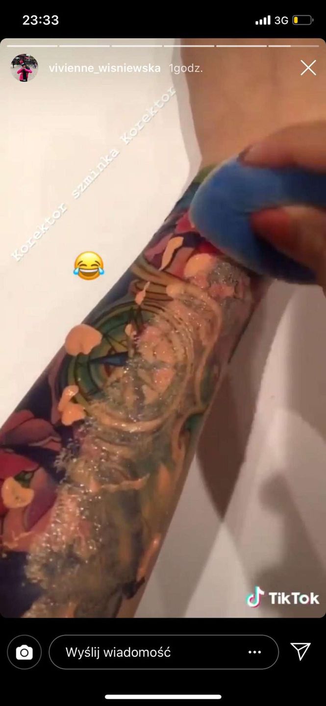 Jak córka Michała Wiśniewskiego usunęła tatuaż na ręce?