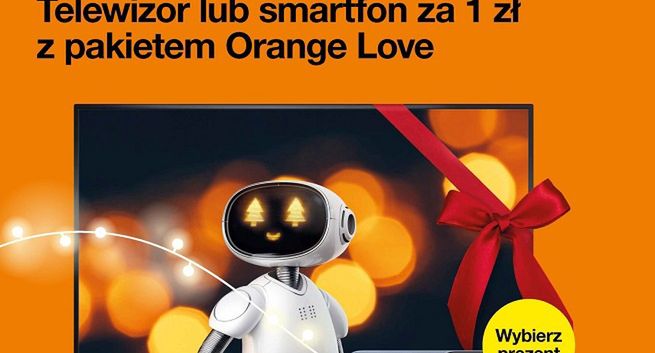 Orange zapowiada "święta pełne niespodzianek i prezentów". Smartfon lub telewizor za złotówkę