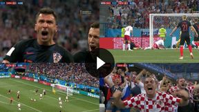Mundial 2018. Chorwacja - Dania: gol Mandzukicia na 1:1 (TVP Sport)