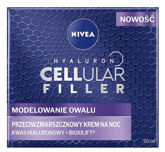 HYALURON CELLULAR FILLER Modelowanie owalu - krem na noc