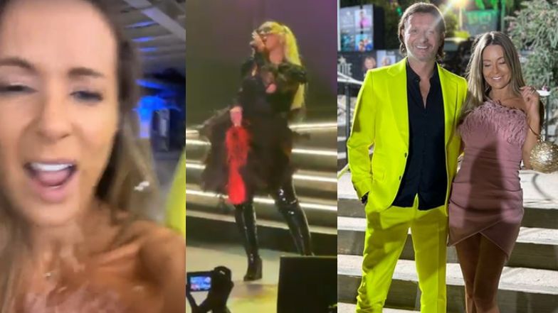 Małgorzata Rozenek i Radosław Majdan polecieli na koncert Christiny Aguiley do Marbelli