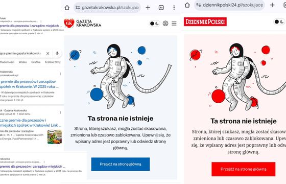 Dzienniki Polska Press usunęły tekst o premiach dla urzędników. Potem wrócił, ale w innej wersji. "Problem techniczny CMS"
