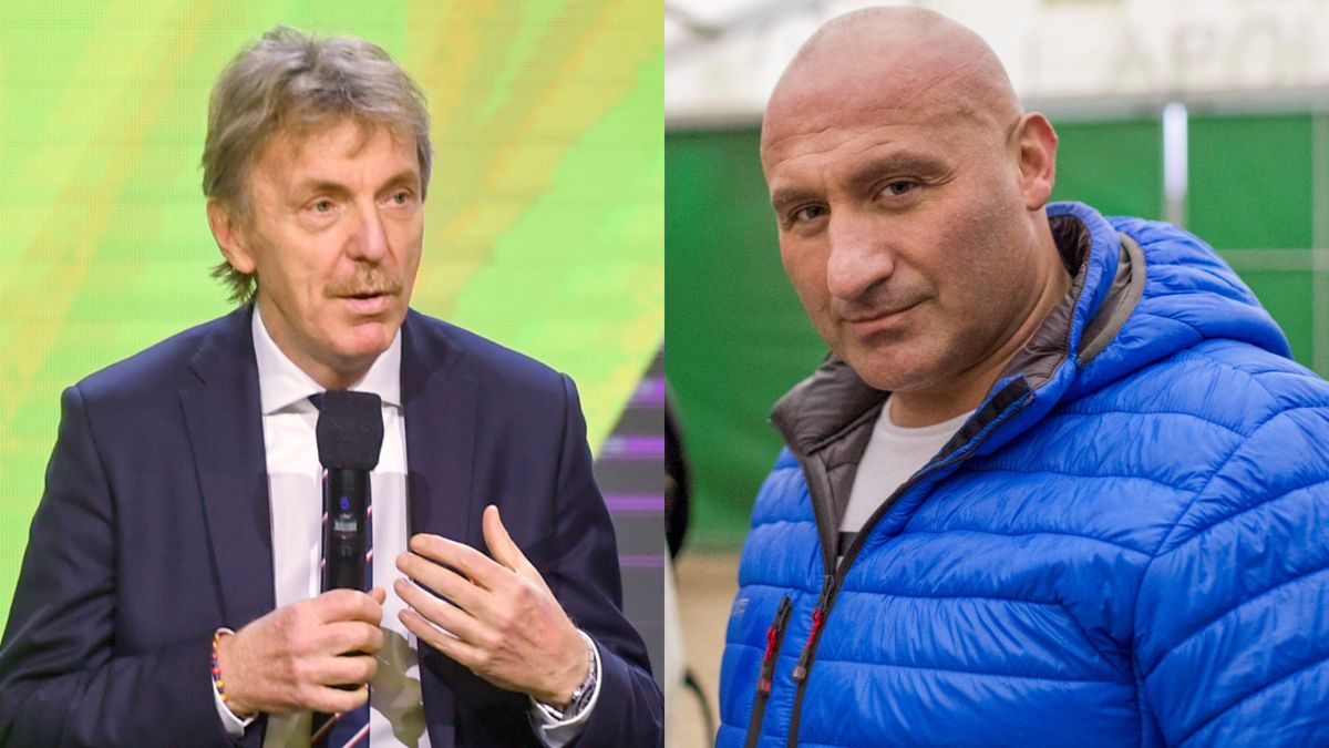 Zbigniew Boniek i Marcin Najman 