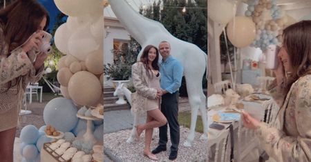 Ukochana Marcina Hakiela pokazała kulisy wystawnego baby shower: stylowa ścianka, słodkości i modna restauracja (ZDJĘCIA)
