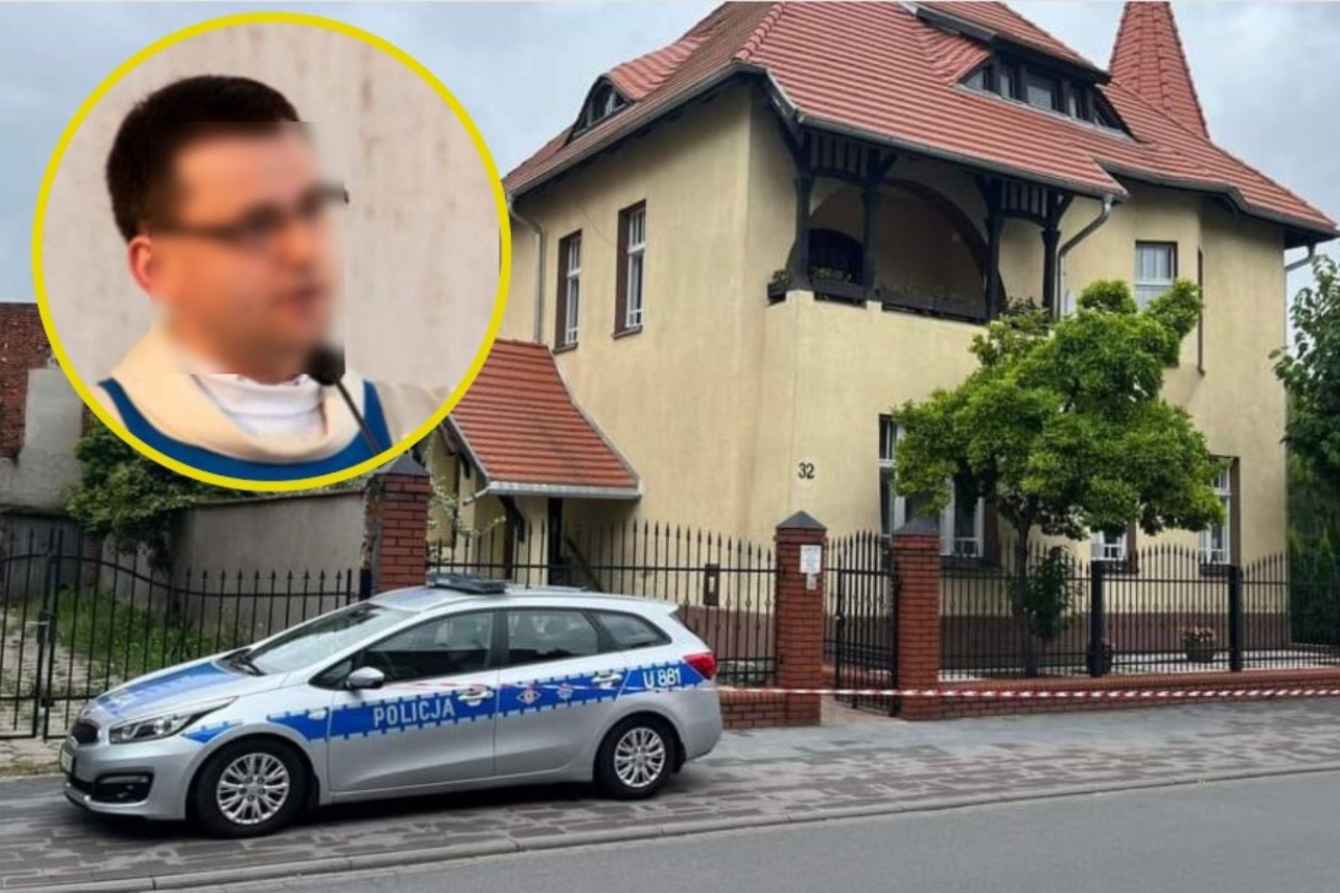 Napad na willę w Środzie Wlkp. Ksiądz wrócił do parafii po ataku
