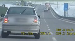 Dramatyczne sceny na autostradzie A4. Nagranie policji